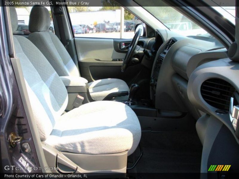 Moonlit Blue / Gray 2005 Hyundai Santa Fe GLS