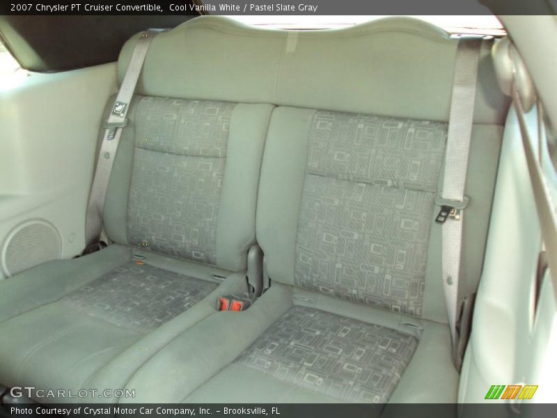 Cool Vanilla White / Pastel Slate Gray 2007 Chrysler PT Cruiser Convertible