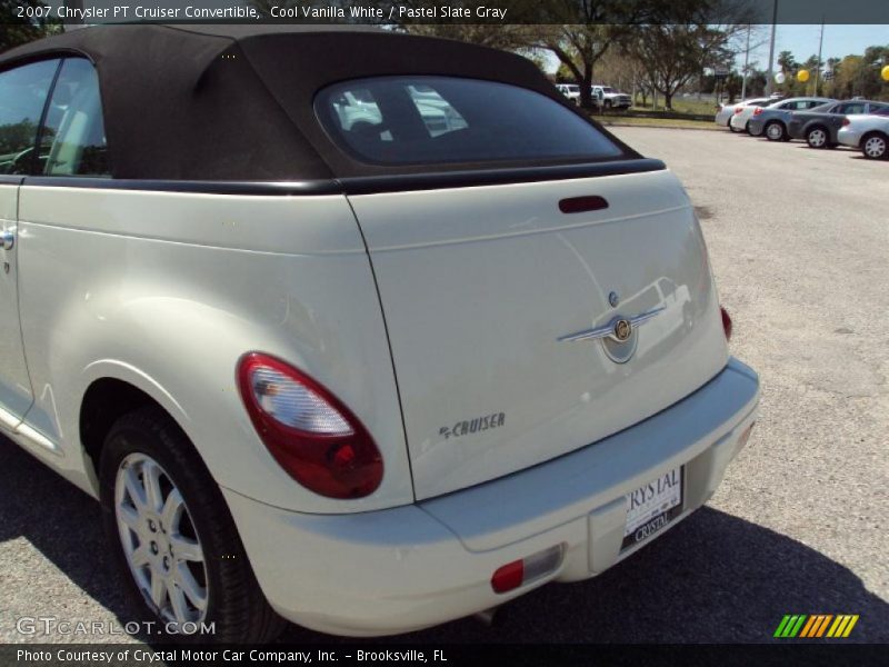 Cool Vanilla White / Pastel Slate Gray 2007 Chrysler PT Cruiser Convertible