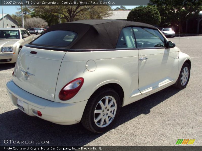 Cool Vanilla White / Pastel Slate Gray 2007 Chrysler PT Cruiser Convertible