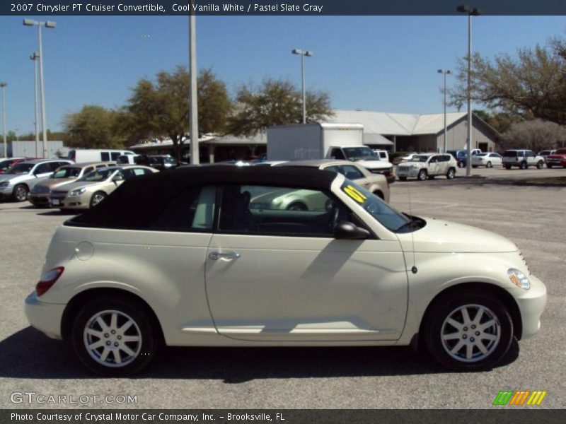 Cool Vanilla White / Pastel Slate Gray 2007 Chrysler PT Cruiser Convertible