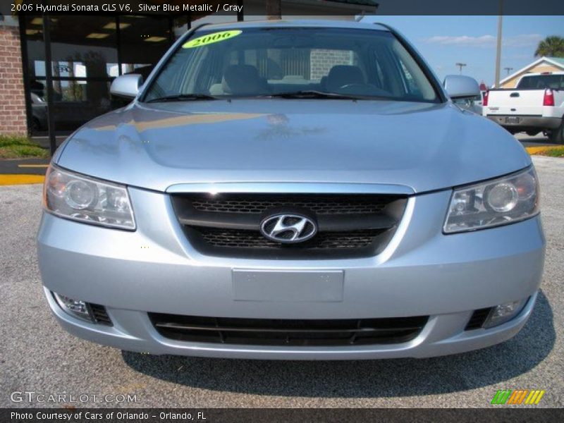 Silver Blue Metallic / Gray 2006 Hyundai Sonata GLS V6