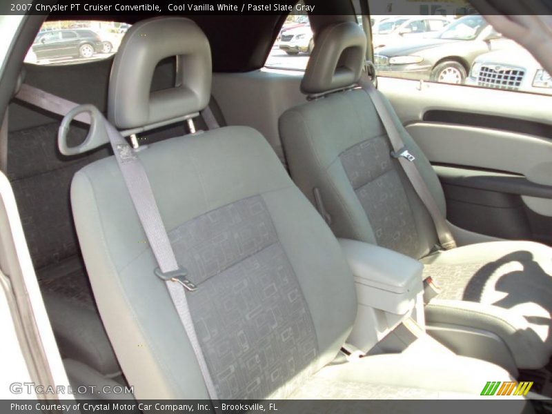 Cool Vanilla White / Pastel Slate Gray 2007 Chrysler PT Cruiser Convertible