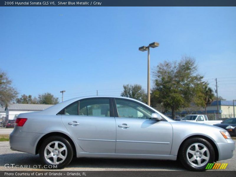Silver Blue Metallic / Gray 2006 Hyundai Sonata GLS V6