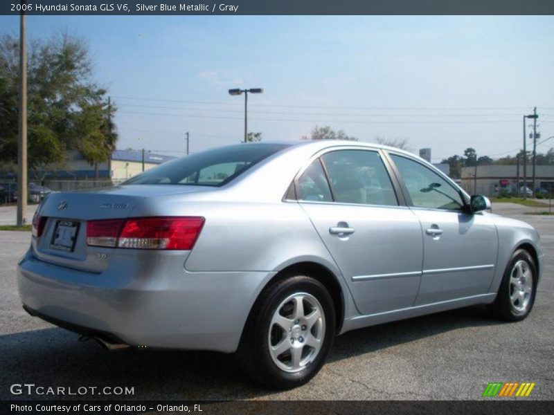 Silver Blue Metallic / Gray 2006 Hyundai Sonata GLS V6