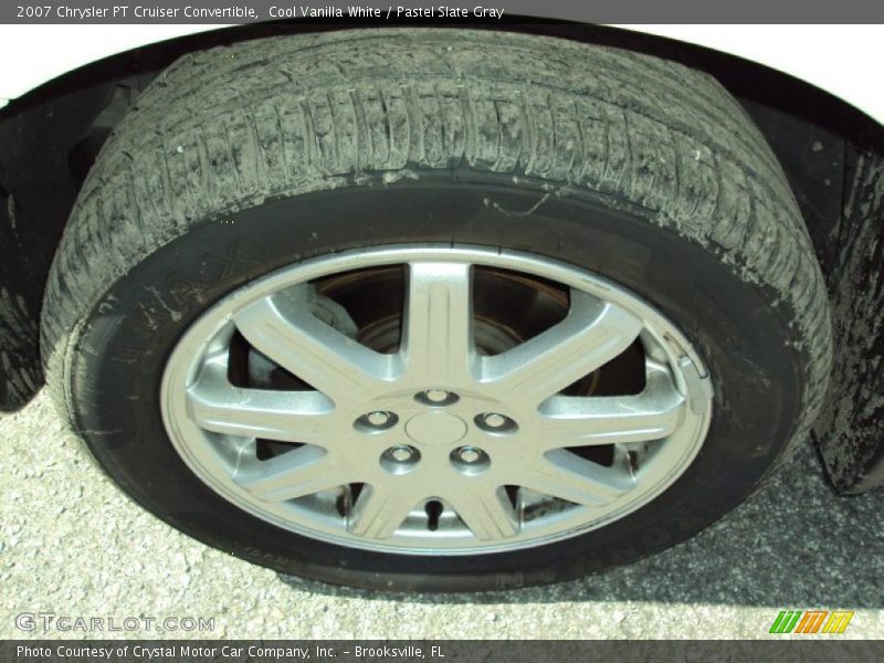 Cool Vanilla White / Pastel Slate Gray 2007 Chrysler PT Cruiser Convertible