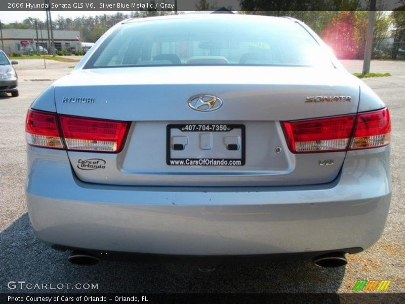 Silver Blue Metallic / Gray 2006 Hyundai Sonata GLS V6