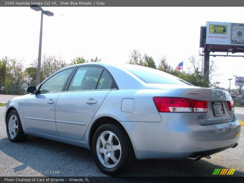 Silver Blue Metallic / Gray 2006 Hyundai Sonata GLS V6