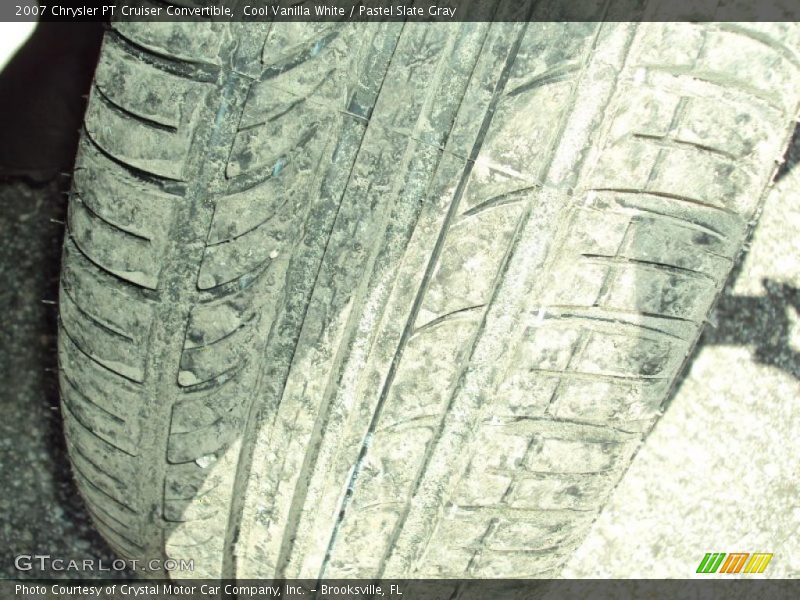 Cool Vanilla White / Pastel Slate Gray 2007 Chrysler PT Cruiser Convertible