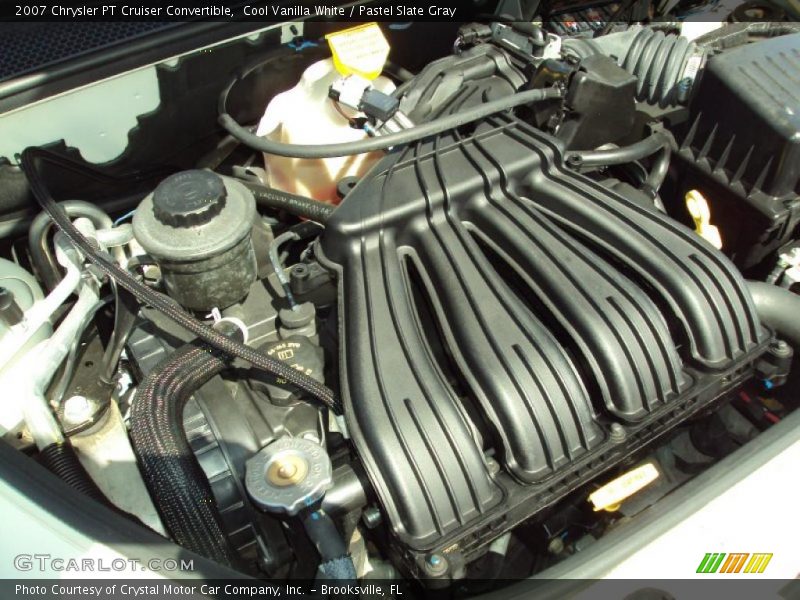 Cool Vanilla White / Pastel Slate Gray 2007 Chrysler PT Cruiser Convertible