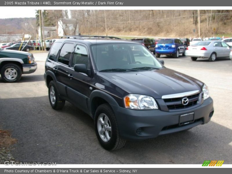 Stormfront Gray Metallic / Dark Flint Gray 2005 Mazda Tribute i 4WD