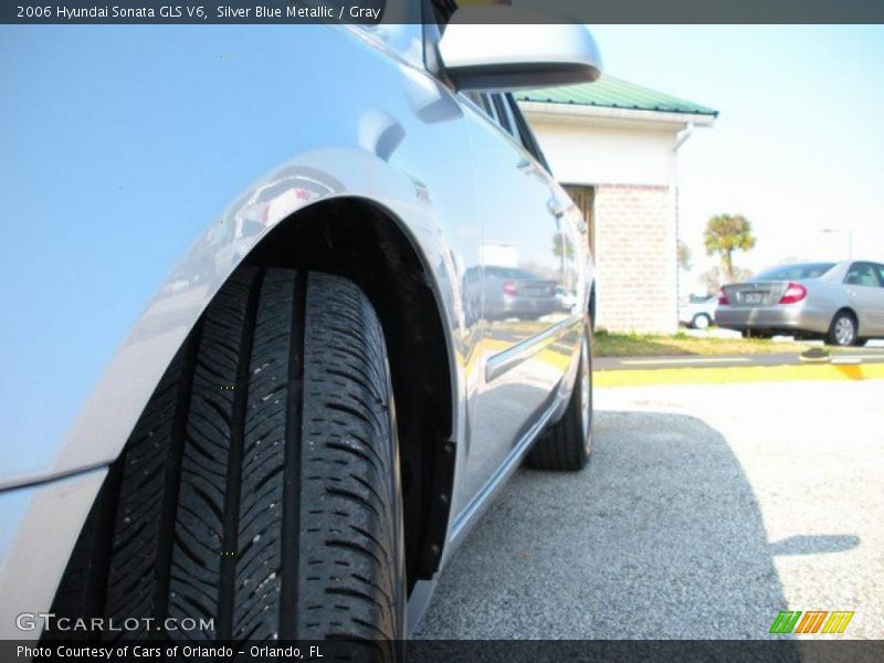 Silver Blue Metallic / Gray 2006 Hyundai Sonata GLS V6