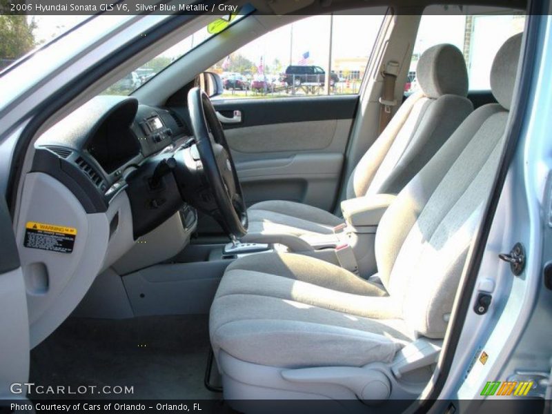 Silver Blue Metallic / Gray 2006 Hyundai Sonata GLS V6