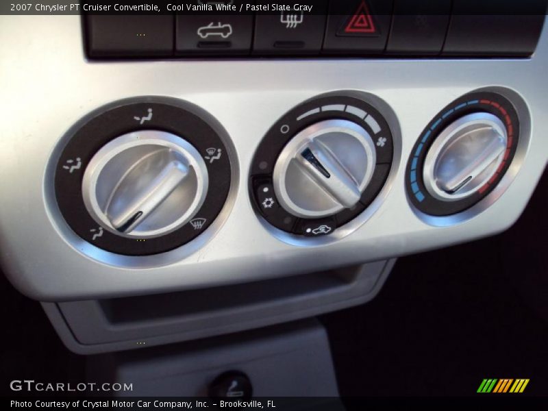 Cool Vanilla White / Pastel Slate Gray 2007 Chrysler PT Cruiser Convertible