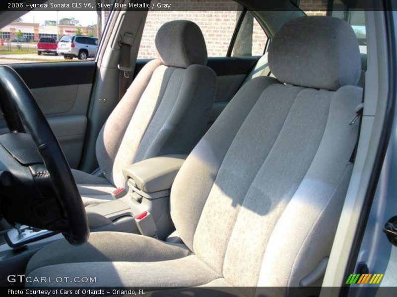 Silver Blue Metallic / Gray 2006 Hyundai Sonata GLS V6