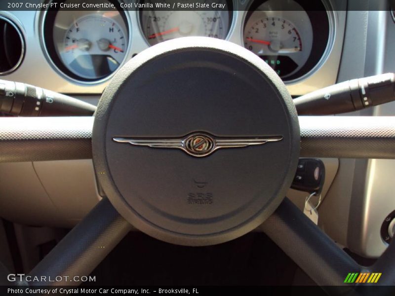 Cool Vanilla White / Pastel Slate Gray 2007 Chrysler PT Cruiser Convertible