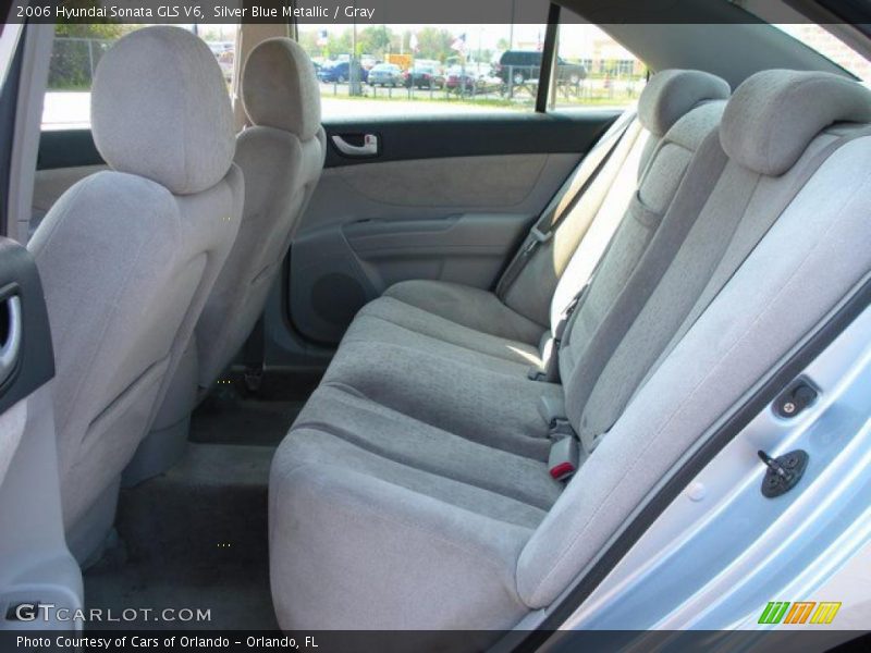 Silver Blue Metallic / Gray 2006 Hyundai Sonata GLS V6