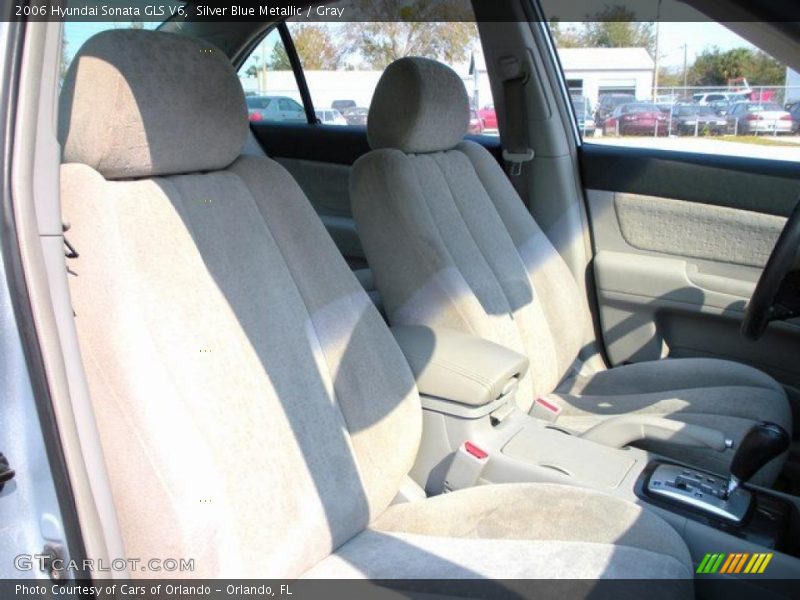 Silver Blue Metallic / Gray 2006 Hyundai Sonata GLS V6