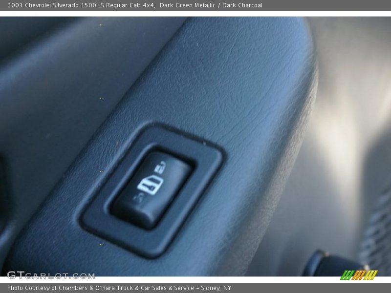 Dark Green Metallic / Dark Charcoal 2003 Chevrolet Silverado 1500 LS Regular Cab 4x4