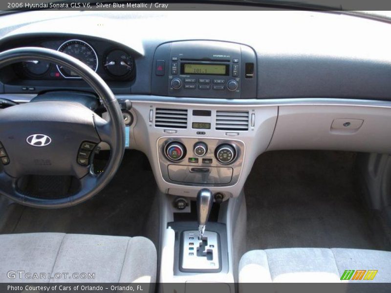 Silver Blue Metallic / Gray 2006 Hyundai Sonata GLS V6