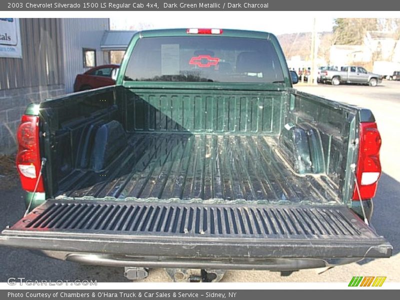 Dark Green Metallic / Dark Charcoal 2003 Chevrolet Silverado 1500 LS Regular Cab 4x4