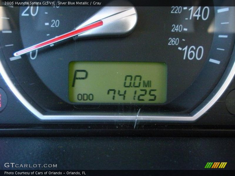 Silver Blue Metallic / Gray 2006 Hyundai Sonata GLS V6