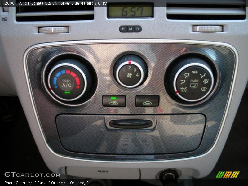 Silver Blue Metallic / Gray 2006 Hyundai Sonata GLS V6