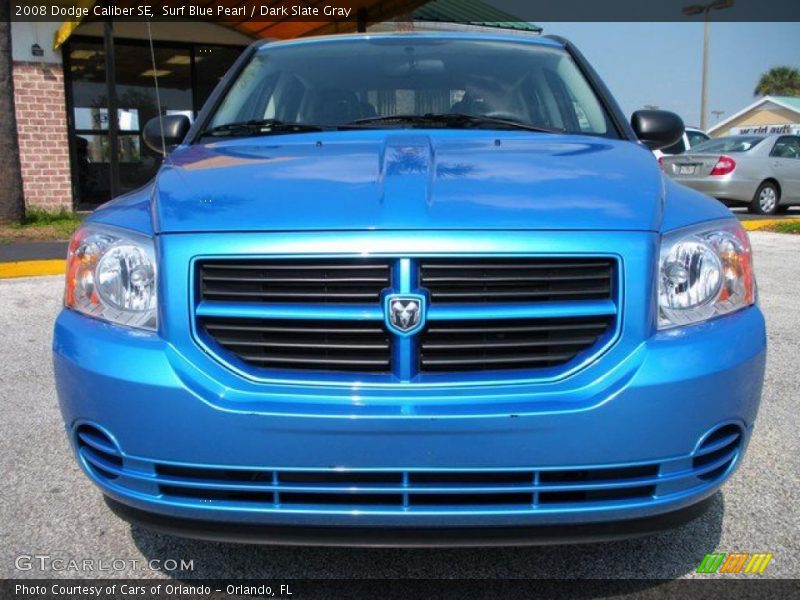 Surf Blue Pearl / Dark Slate Gray 2008 Dodge Caliber SE