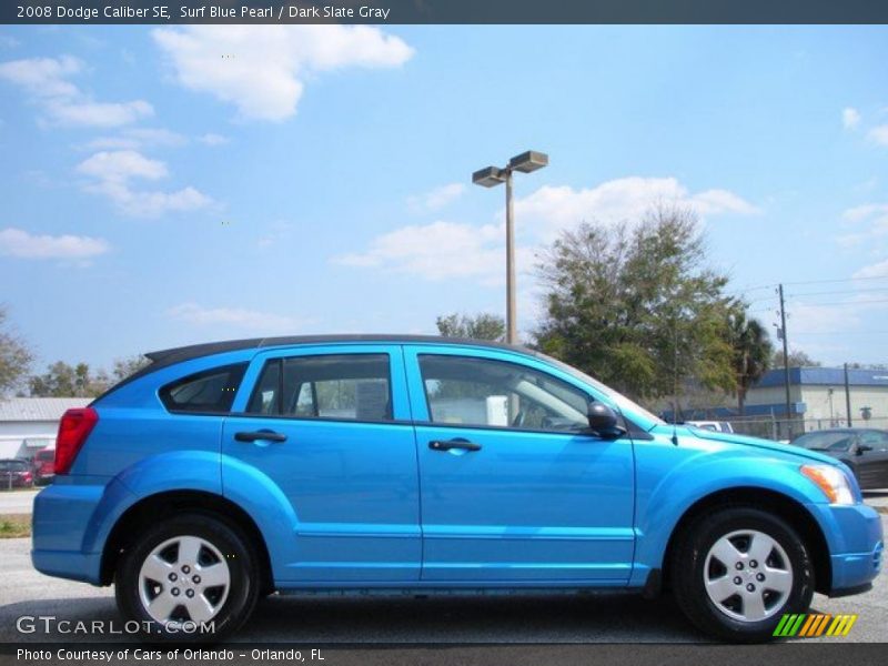 Surf Blue Pearl / Dark Slate Gray 2008 Dodge Caliber SE