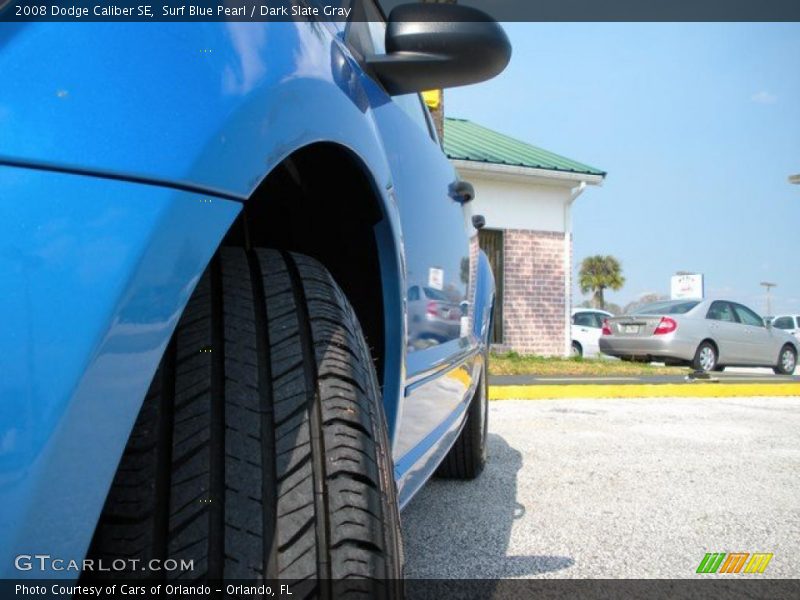 Surf Blue Pearl / Dark Slate Gray 2008 Dodge Caliber SE
