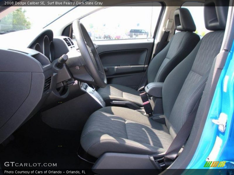 Surf Blue Pearl / Dark Slate Gray 2008 Dodge Caliber SE