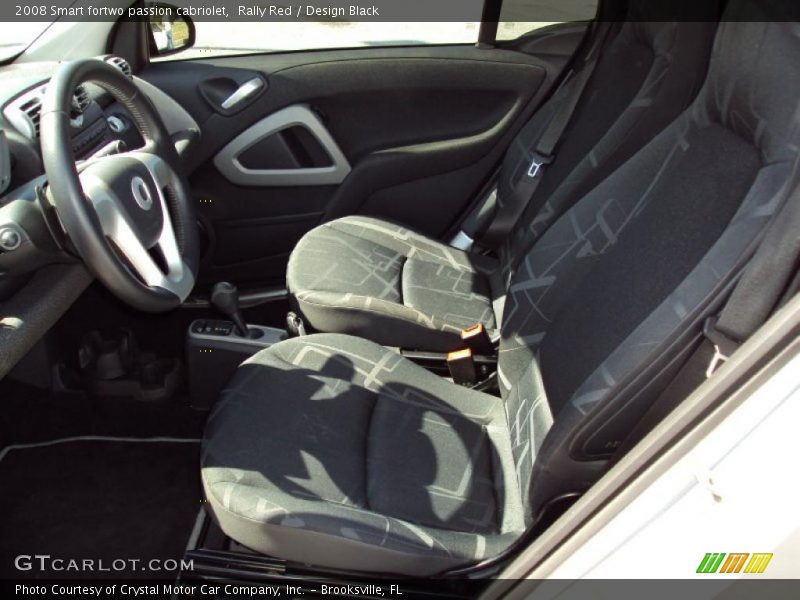 Rally Red / Design Black 2008 Smart fortwo passion cabriolet