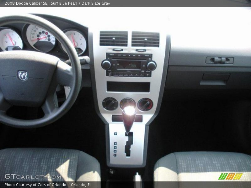 Surf Blue Pearl / Dark Slate Gray 2008 Dodge Caliber SE