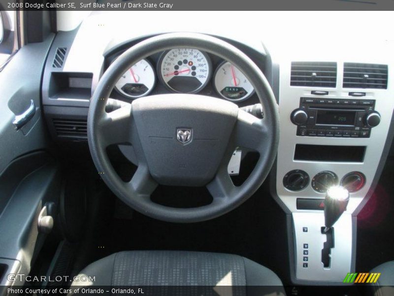 Surf Blue Pearl / Dark Slate Gray 2008 Dodge Caliber SE