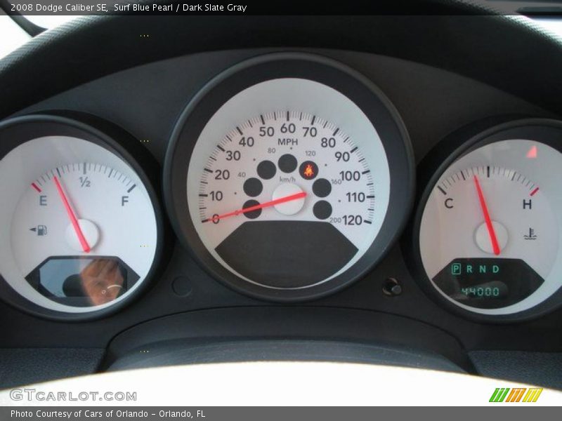 Surf Blue Pearl / Dark Slate Gray 2008 Dodge Caliber SE