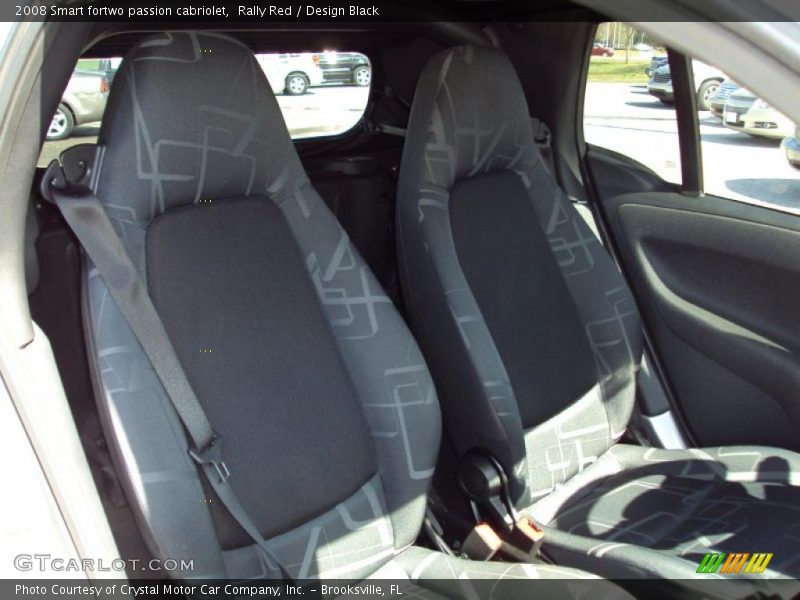 Rally Red / Design Black 2008 Smart fortwo passion cabriolet