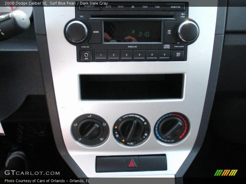 Surf Blue Pearl / Dark Slate Gray 2008 Dodge Caliber SE