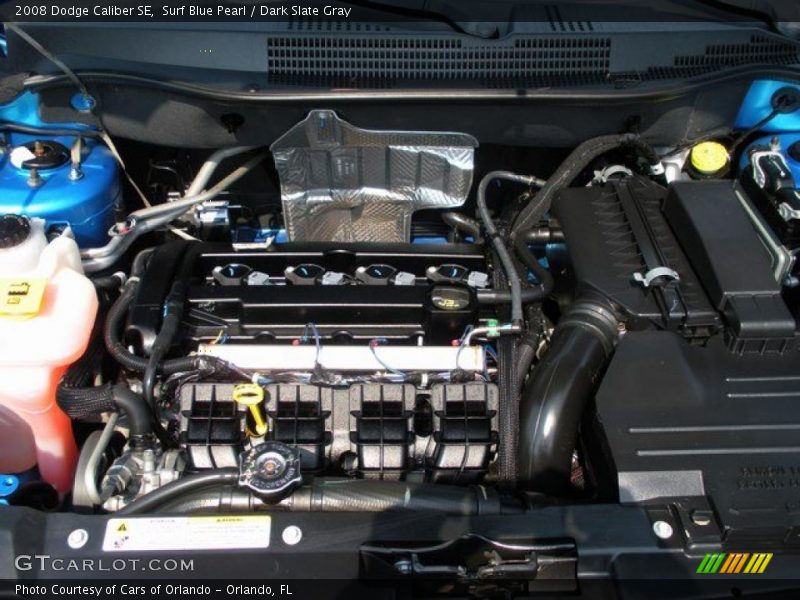 Surf Blue Pearl / Dark Slate Gray 2008 Dodge Caliber SE