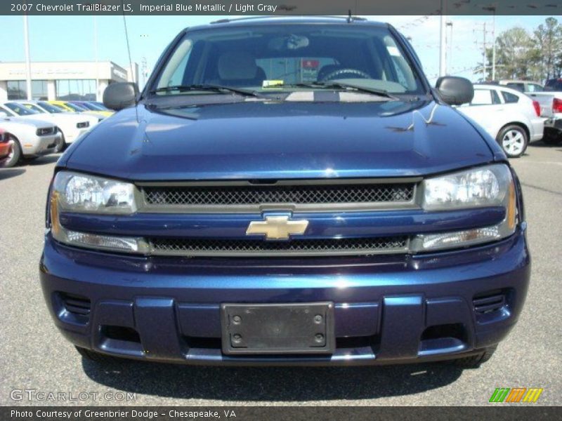 Imperial Blue Metallic / Light Gray 2007 Chevrolet TrailBlazer LS
