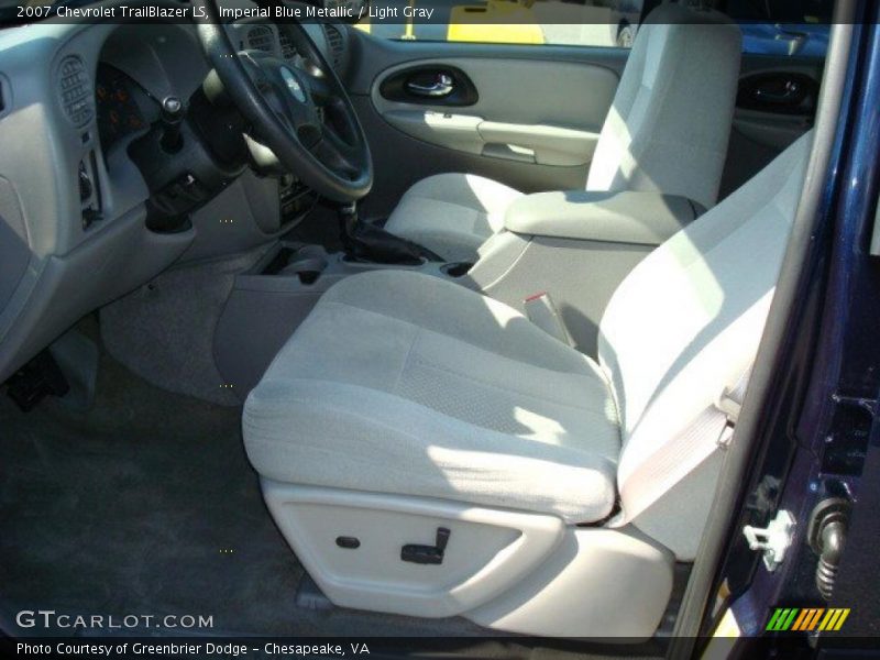 Imperial Blue Metallic / Light Gray 2007 Chevrolet TrailBlazer LS
