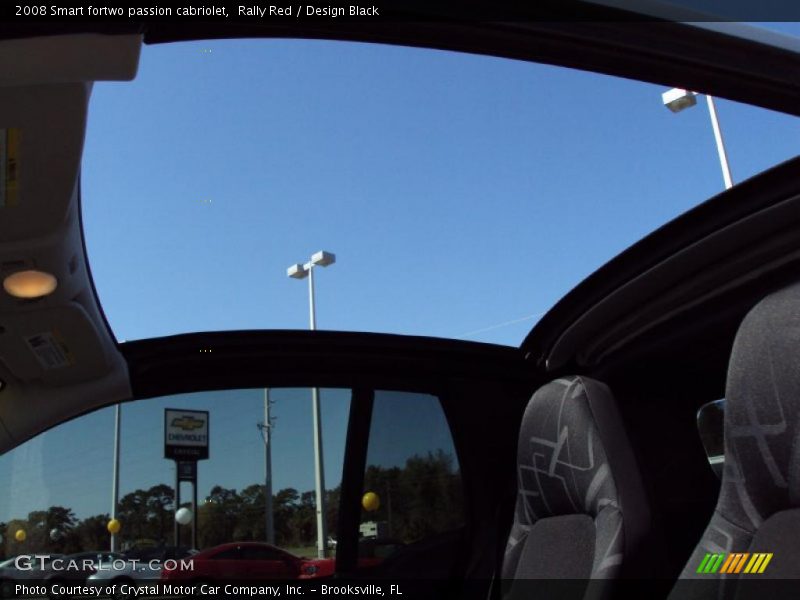 Rally Red / Design Black 2008 Smart fortwo passion cabriolet