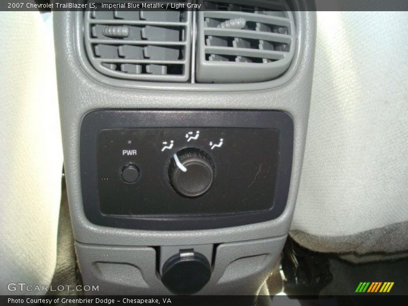 Imperial Blue Metallic / Light Gray 2007 Chevrolet TrailBlazer LS