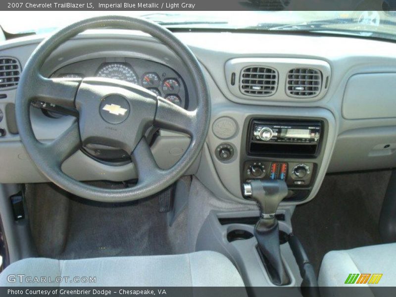 Imperial Blue Metallic / Light Gray 2007 Chevrolet TrailBlazer LS