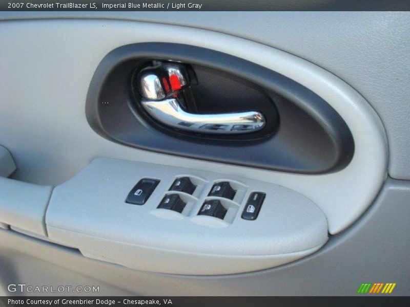 Imperial Blue Metallic / Light Gray 2007 Chevrolet TrailBlazer LS