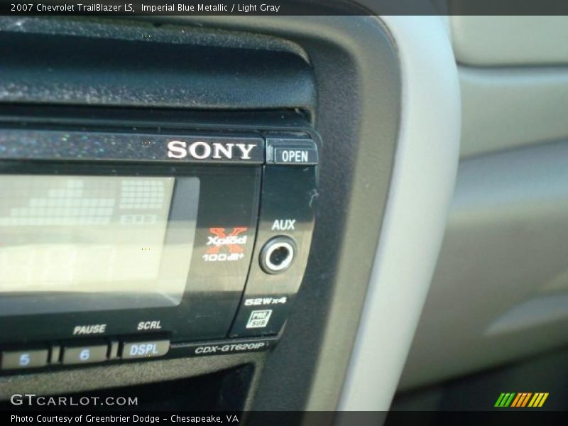 Imperial Blue Metallic / Light Gray 2007 Chevrolet TrailBlazer LS