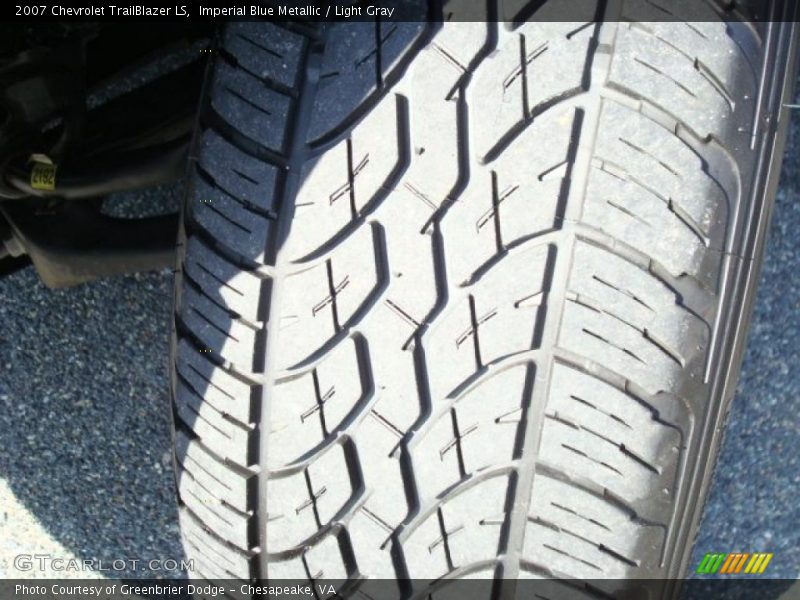 Imperial Blue Metallic / Light Gray 2007 Chevrolet TrailBlazer LS