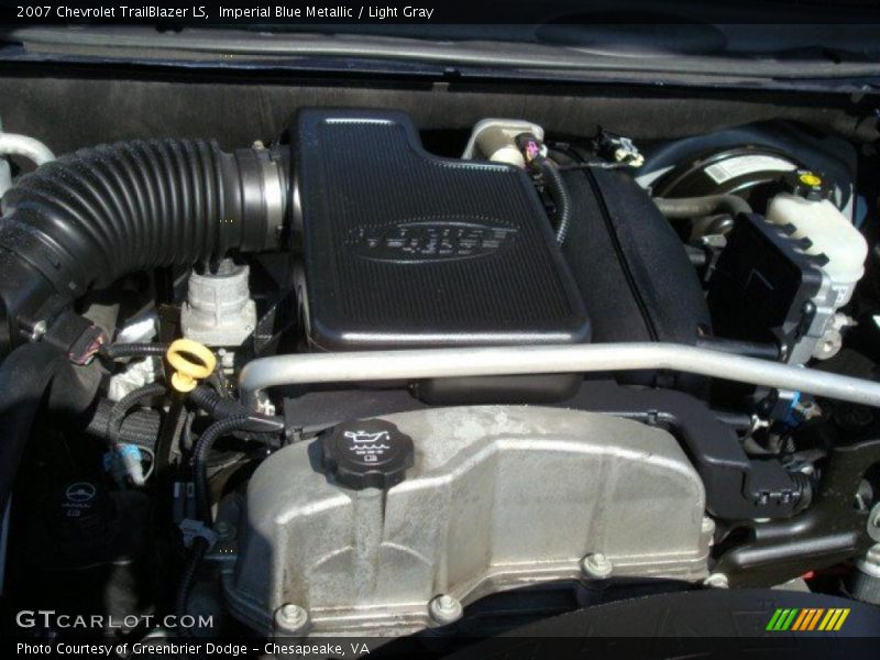 Imperial Blue Metallic / Light Gray 2007 Chevrolet TrailBlazer LS