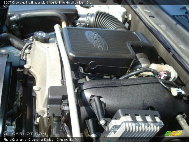 Imperial Blue Metallic / Light Gray 2007 Chevrolet TrailBlazer LS