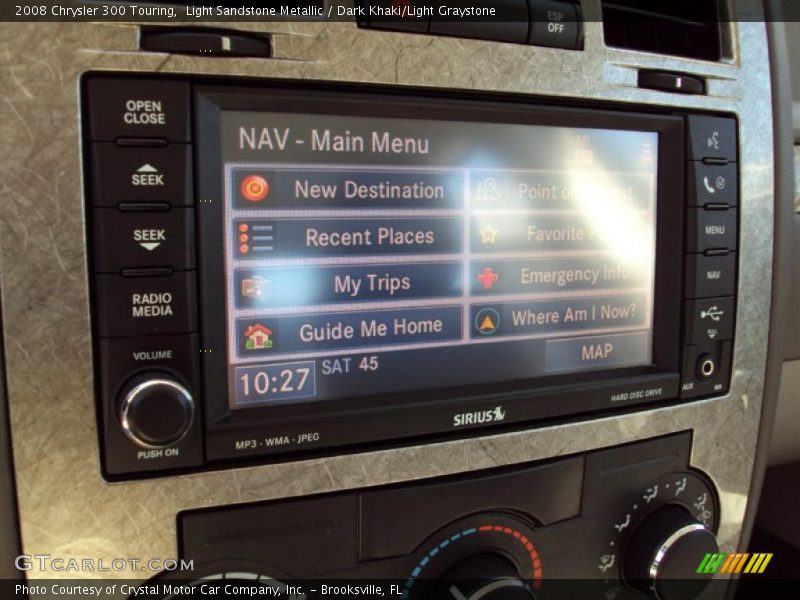 Light Sandstone Metallic / Dark Khaki/Light Graystone 2008 Chrysler 300 Touring