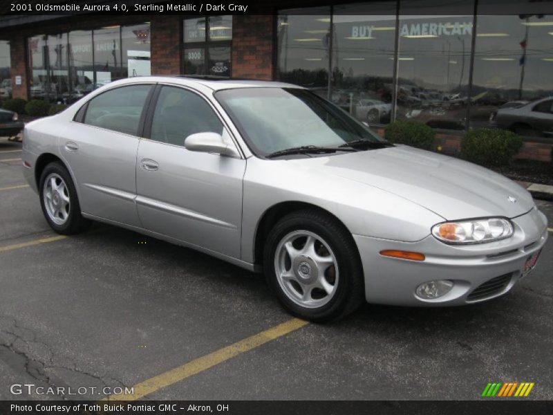 Sterling Metallic / Dark Gray 2001 Oldsmobile Aurora 4.0